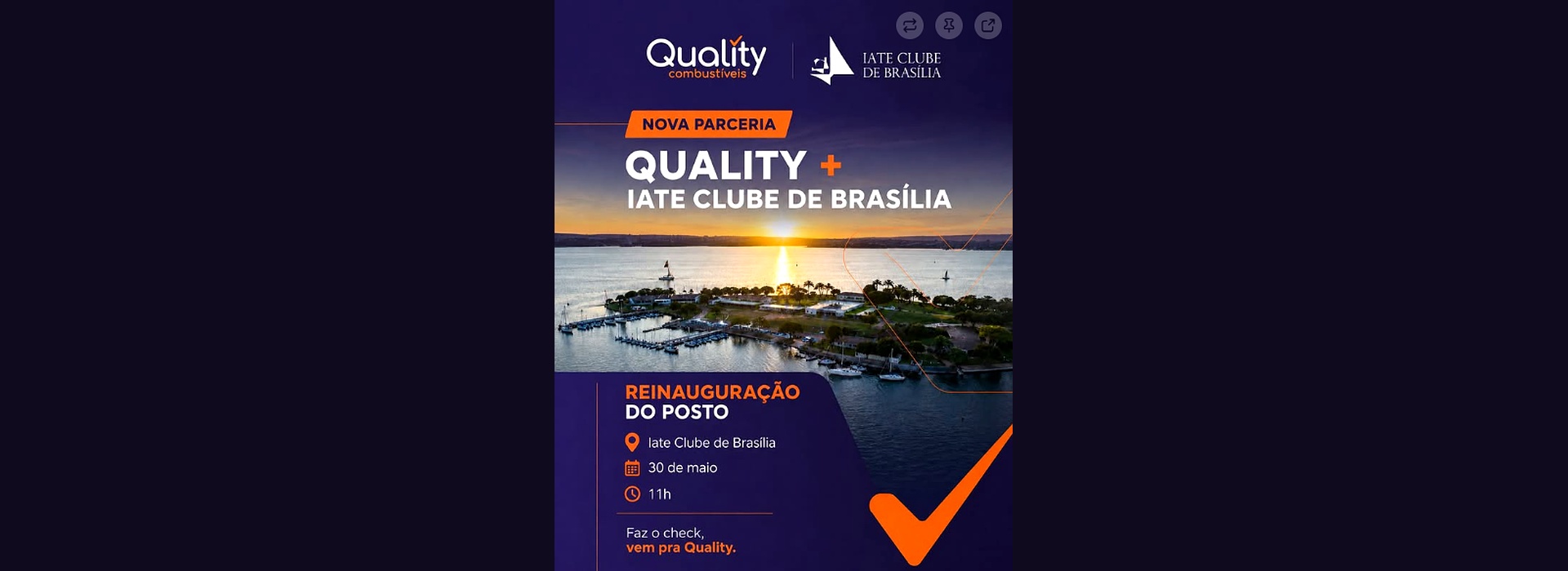 Novo posto Quality em Planaltina
