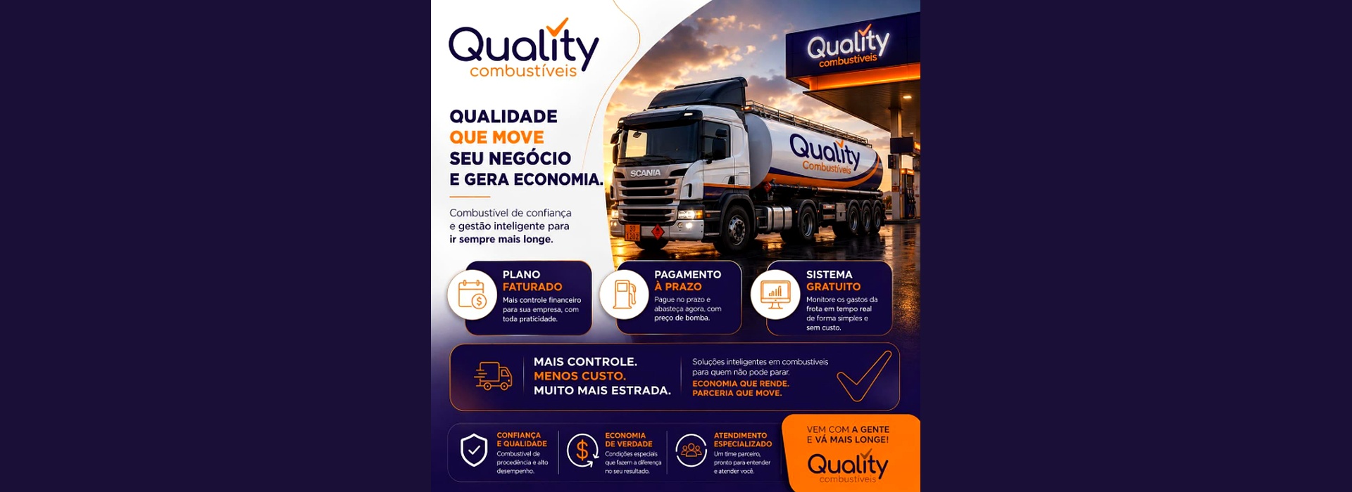 Quality Combustíveis +40 unidades no DF
